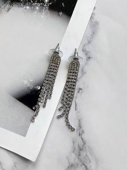 Серьги 00214 каскадные