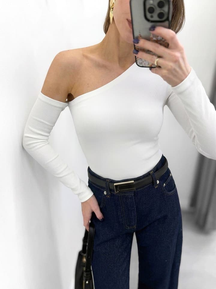 Боди Casual 828 на одно плечо