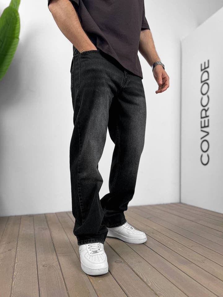 Джинсы Diffransel loose fit K26 -3257 с потёртостями