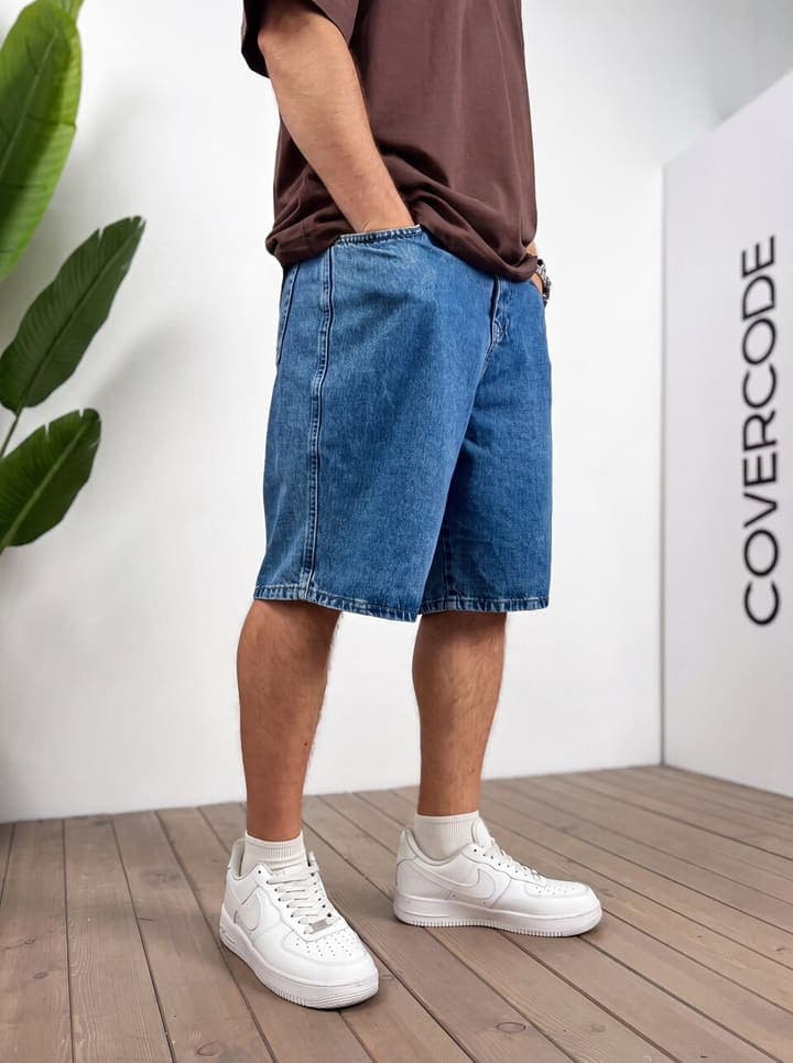 Джинсовые шорты Diffransel Finik baggy