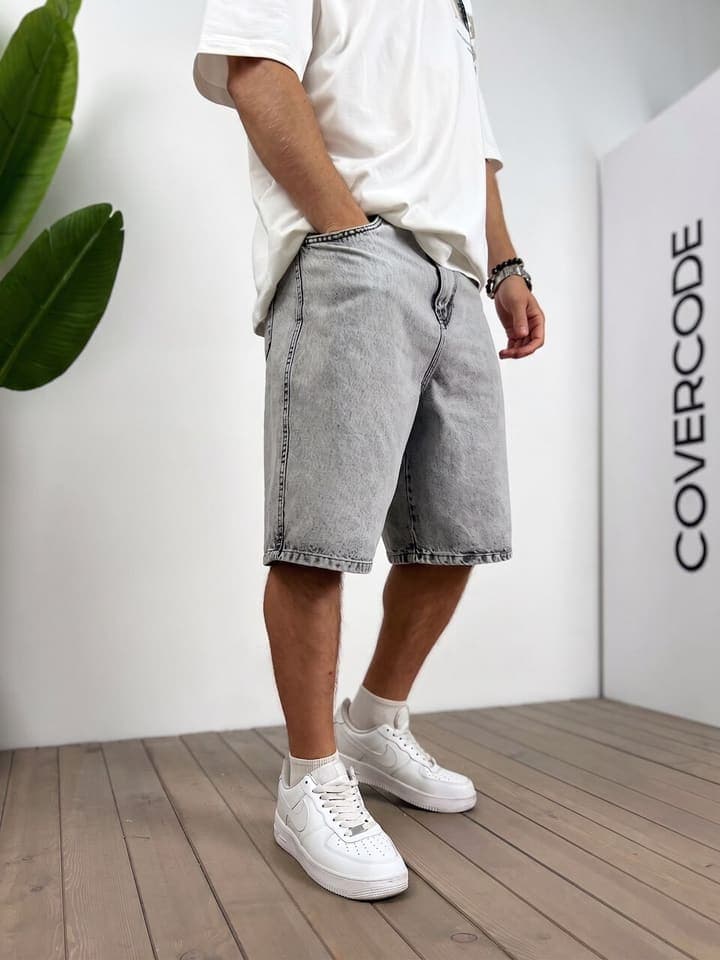 Джинсовые шорты Diffransel Finik baggy