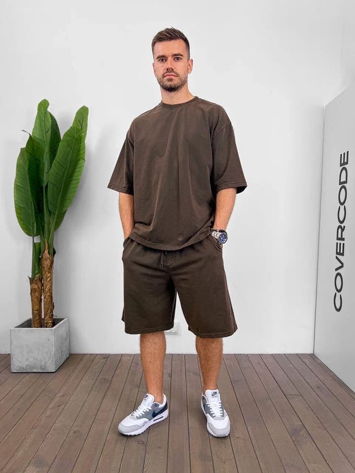 Костюм с шортами Maksim M2642 трехнитка